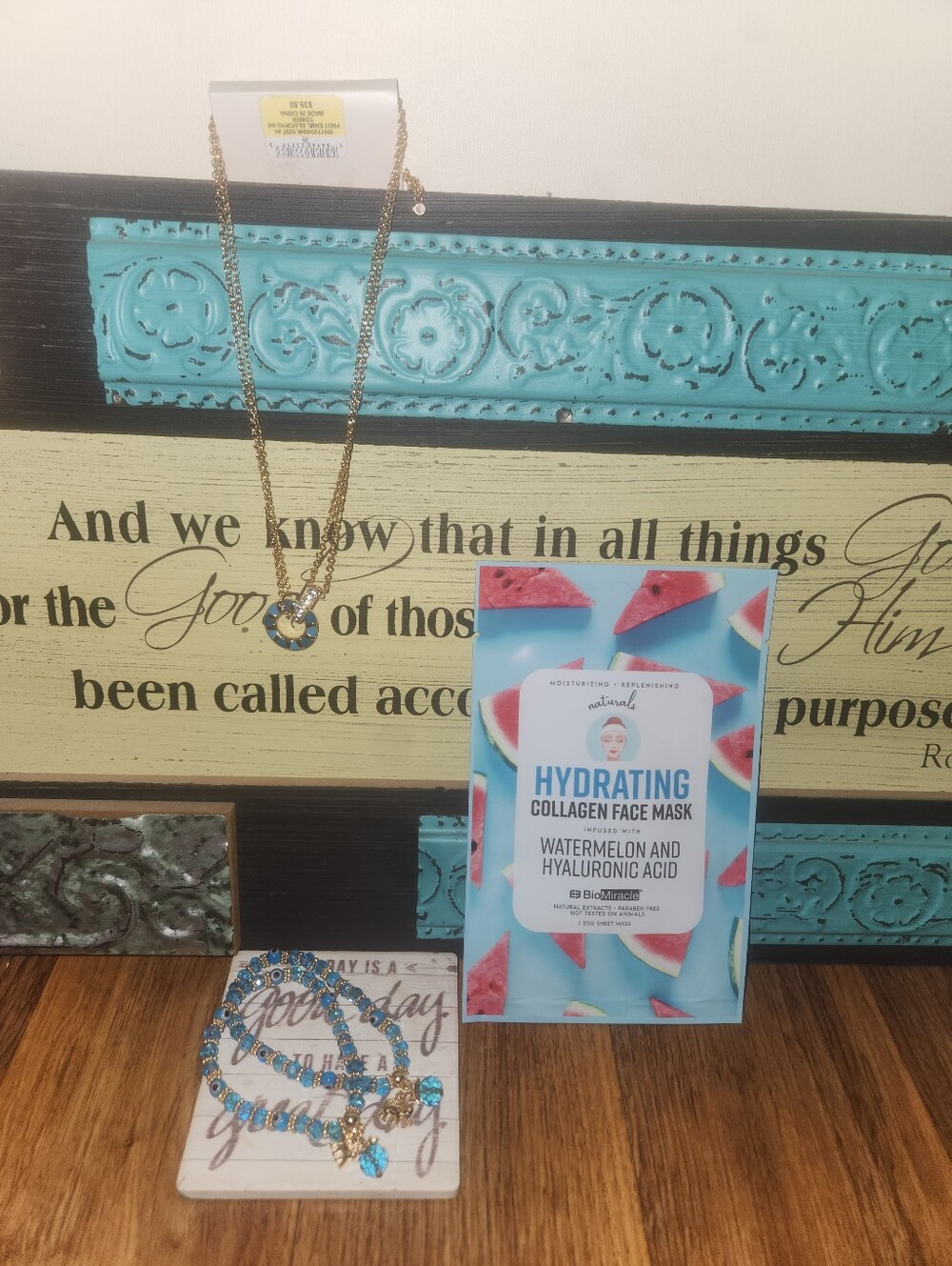 🎀3/$19 SET - AQUA BLUE JEWELRY BEAUTY BUNDLE
